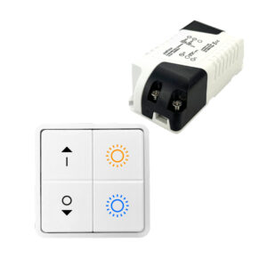 Forprogrammeret Casambi pakkeløsning til DALI Tunable White med PS50mA og batteri tryk